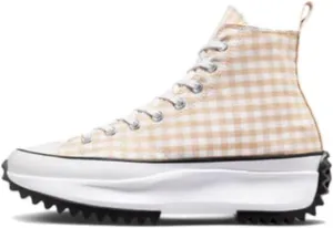 Converse Run Star Hike Hi Oat Milk/White/Black Size 4 Men 5.5 Women