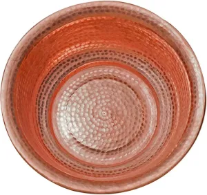 Copper Fire Bowl for Camping Picnic Incinerator Barrel,Foot Soak Copper Bowl (Size:38cm)