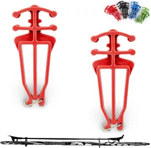 Cross Country Skis and Poles Holder – 1 Pair, Universal Nordic Ski Pole Carrier