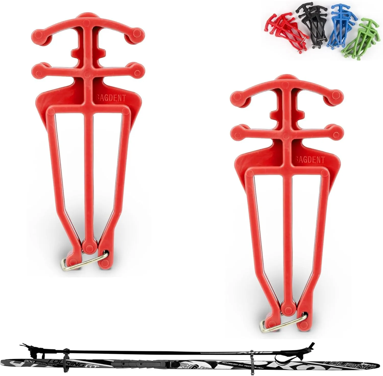 Cross Country Skis and Poles Holder – 1 Pair, Universal Nordic Ski Pole Carrier