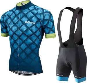 Cycling Kit Men Cycling Jersey Set Cycling Bib Shorts Bicycle Jersey Shirts Outfit Uniform Clothes