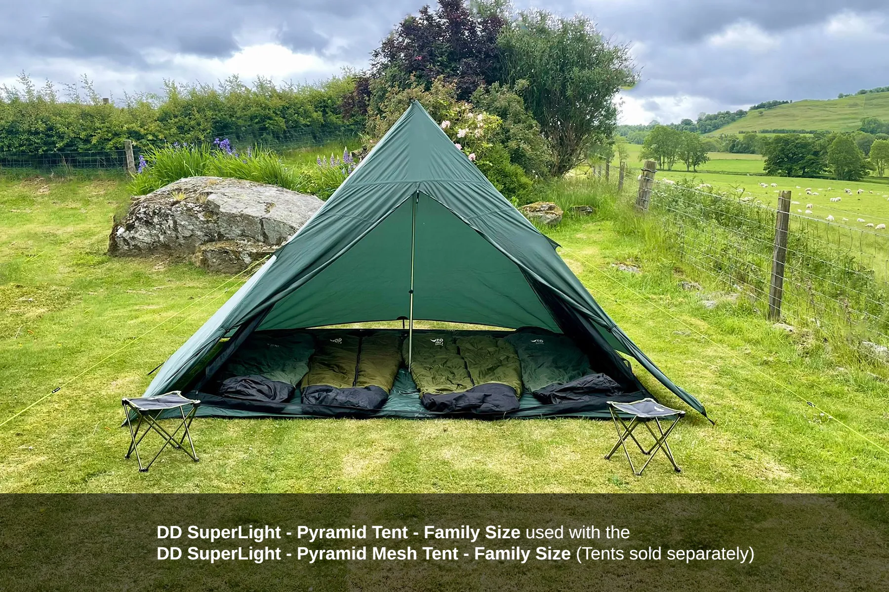 DD SuperLight - Pyramid Tent - Family Size