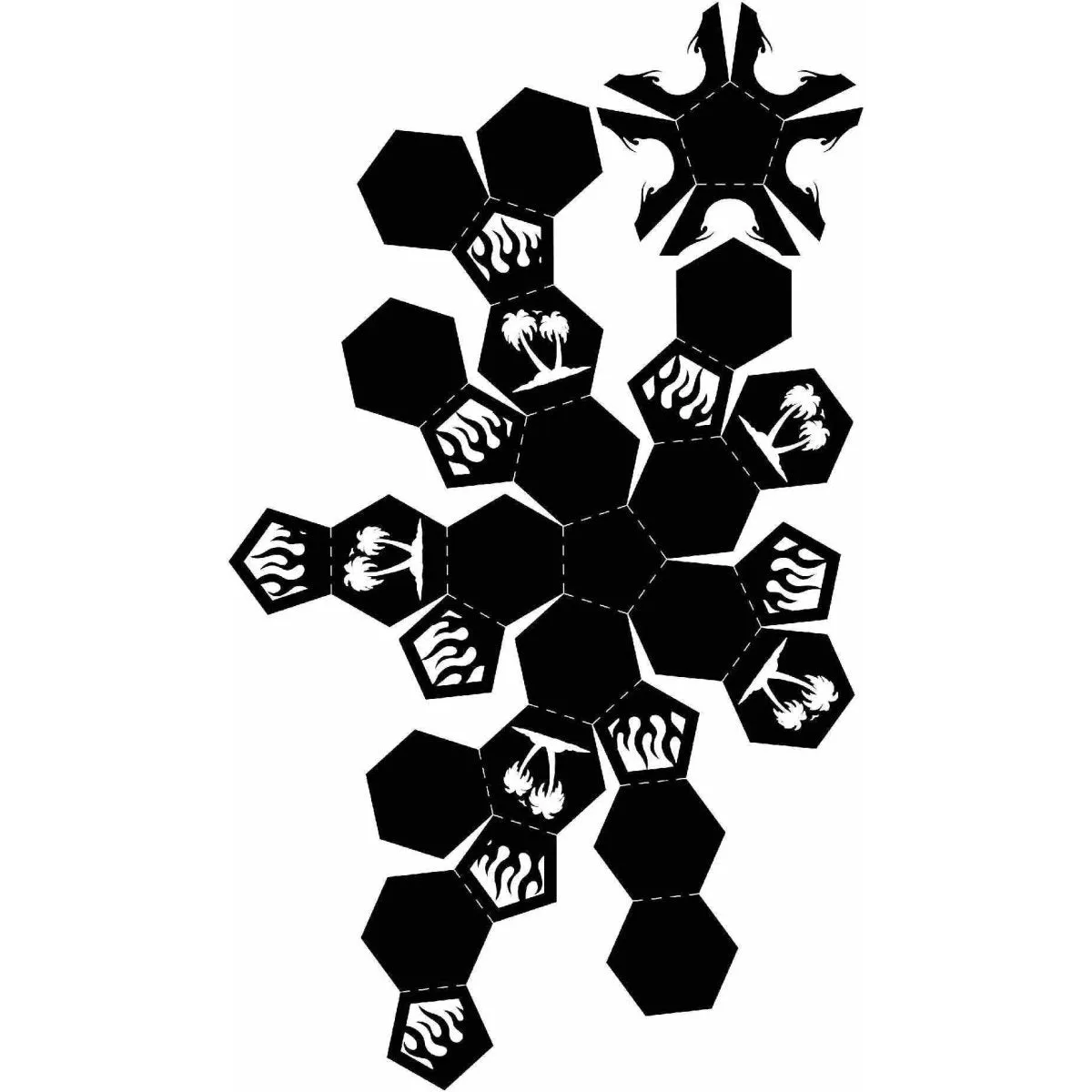 Designer Ball Fire Pit DXF for CNC | Tall Trees Cut Files