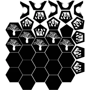 Designer Ball Fire Pit DXF for CNC | Tree of Life & Flames Design