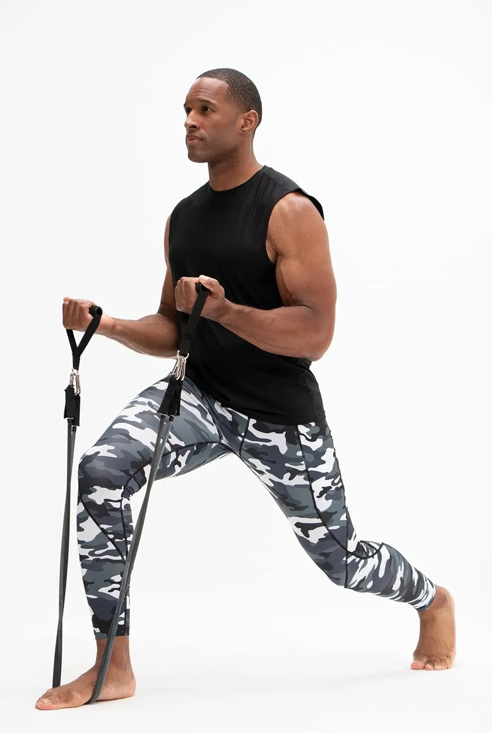 DEVOPS 2 or 3 Pack Men's Compression Pants Athletic Leggings with Pocket/Non-Pocket