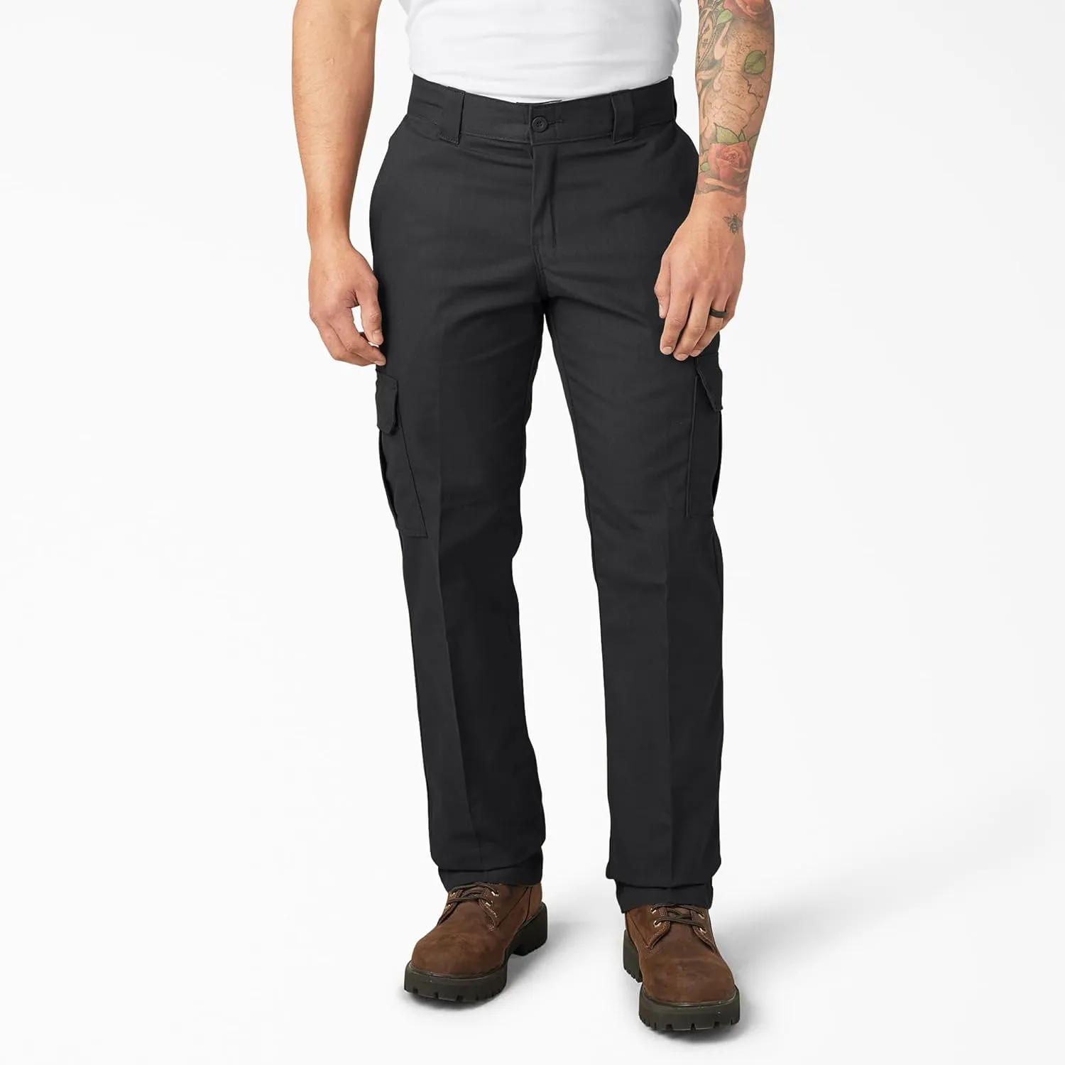 Dickies Men's Regular Straight Stretch Twill Cargo Pant Big