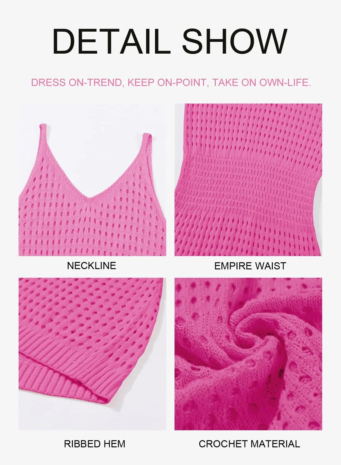 Dokotoo Summer Crochet Hollow Out Knit Beach Bathing Suit Swim Cover Ups Cruise Outfits Vacation Dresses for Women 2025