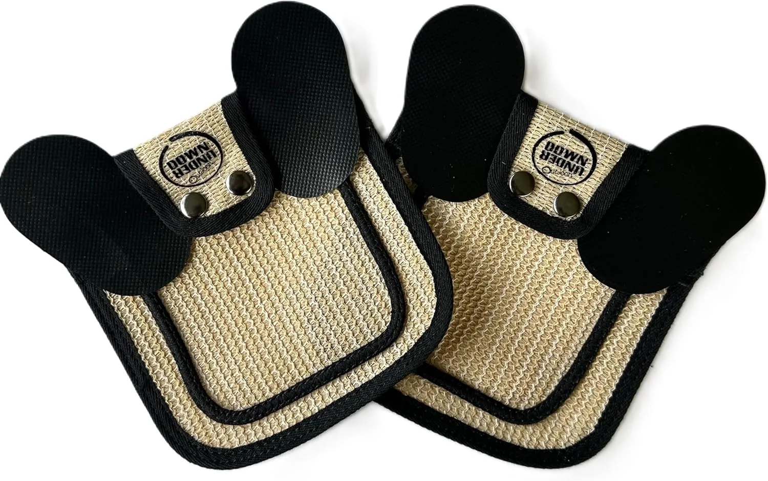 DOWN UNDER OUTDOORS 2 Pack Small Chicken Saddles for Bantams and Young Birds, Includes Shoulder Covers (Sand Mesh)…