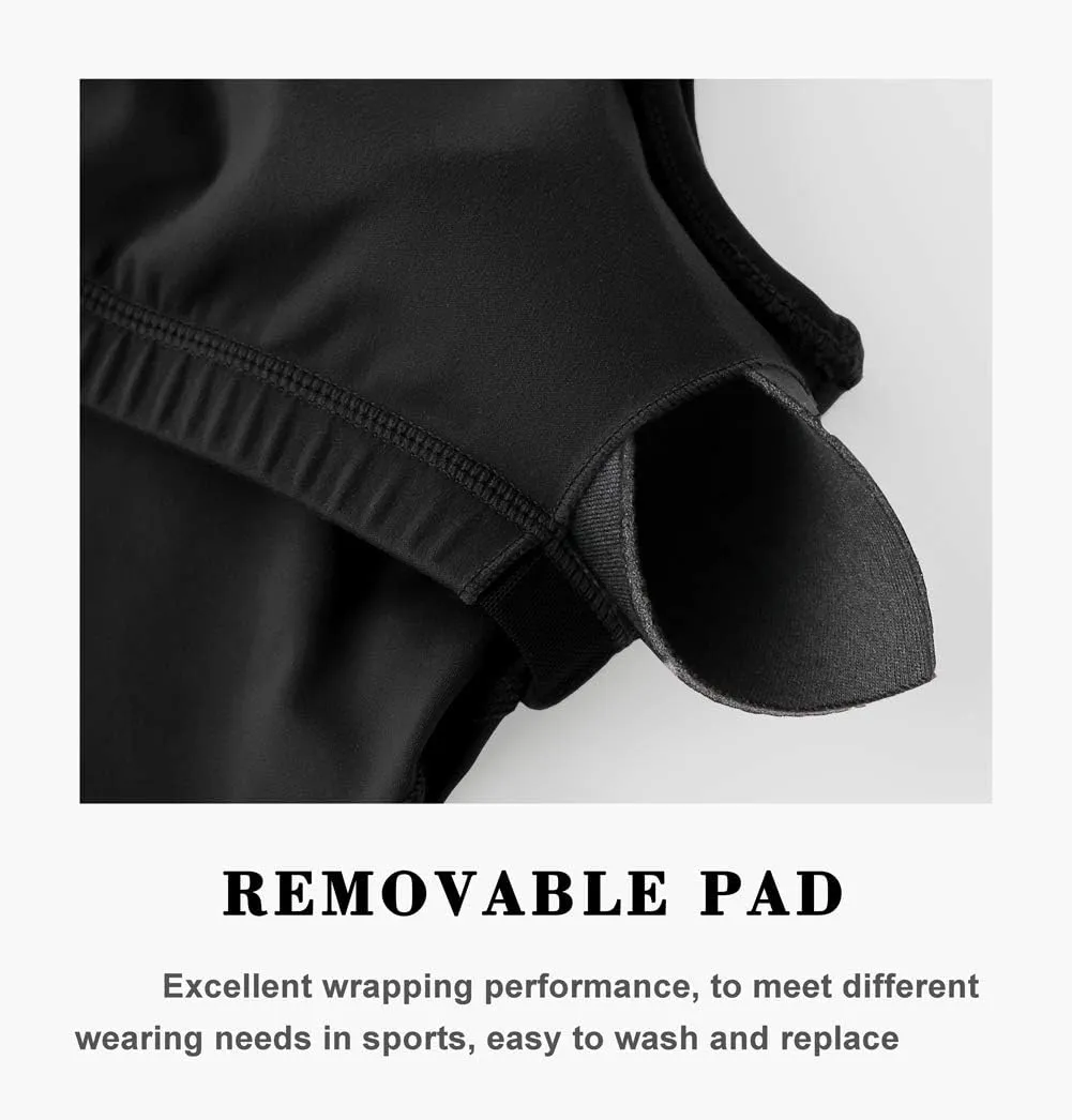Dragon Fit Sports Bra for Women Longline Padded Bra Yoga Crop Tank Tops Fitness Workout Running Top