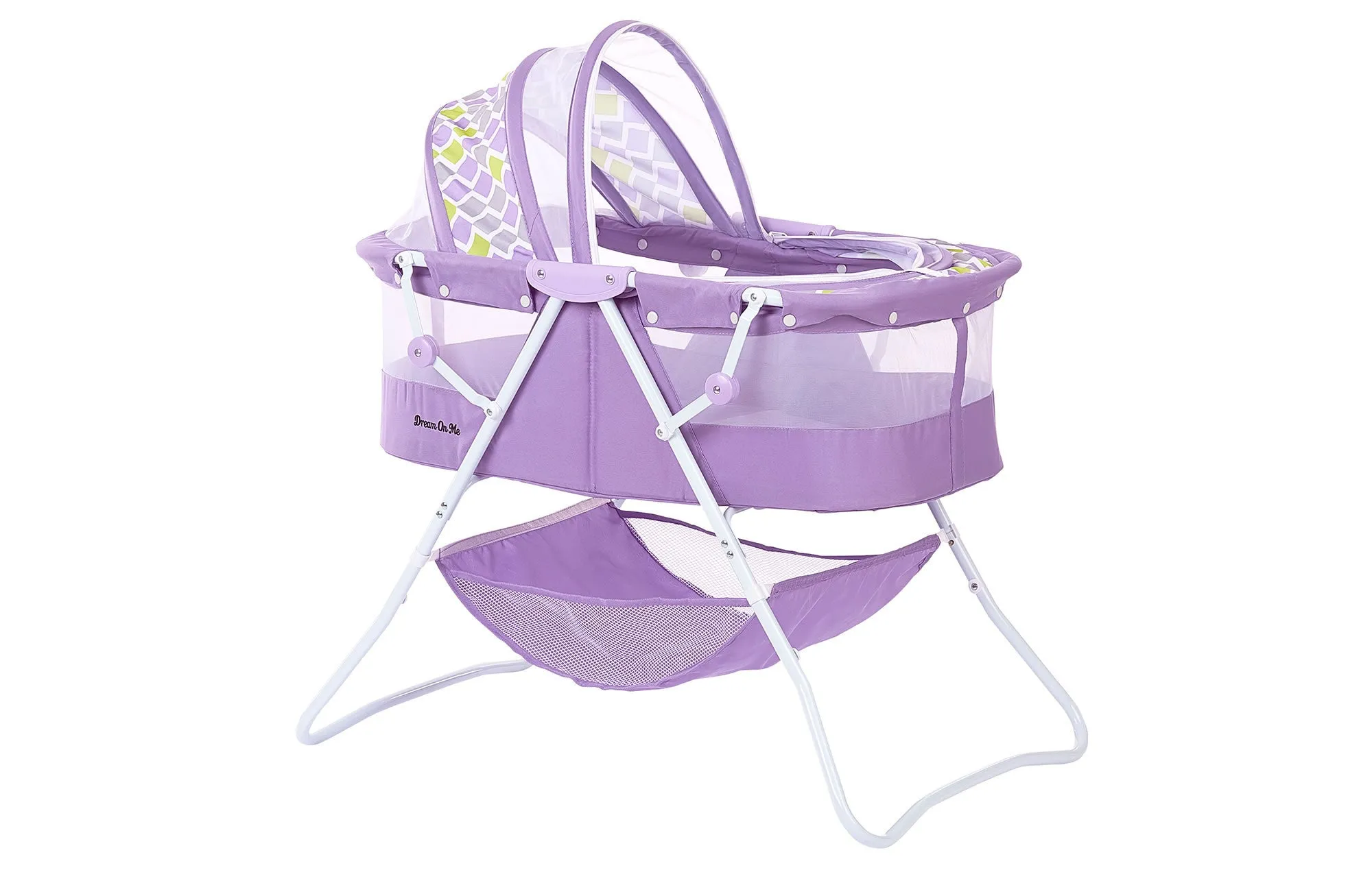 Dream on Me Karley Bassinet in Periwinkle
