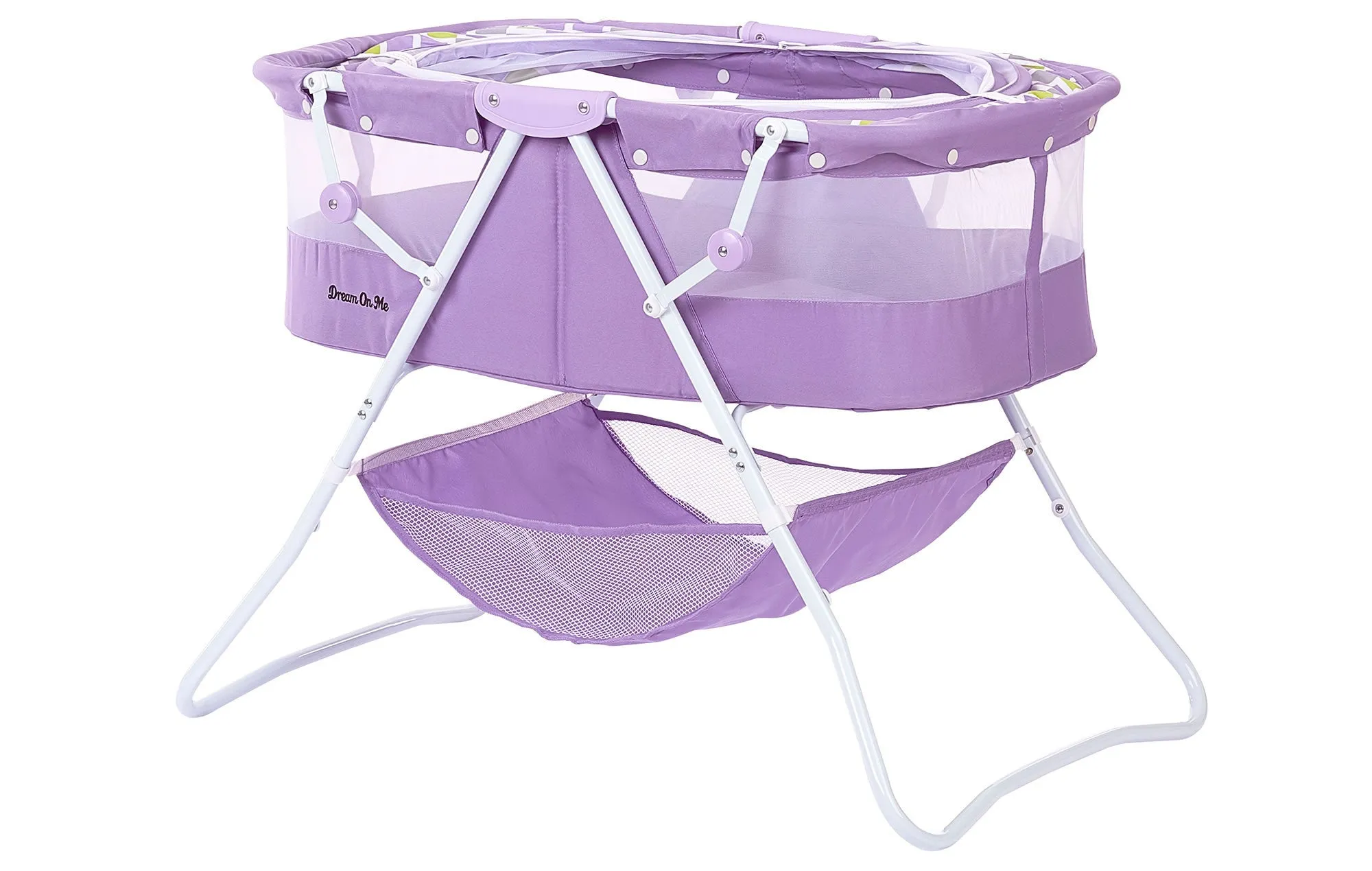 Dream on Me Karley Bassinet in Periwinkle