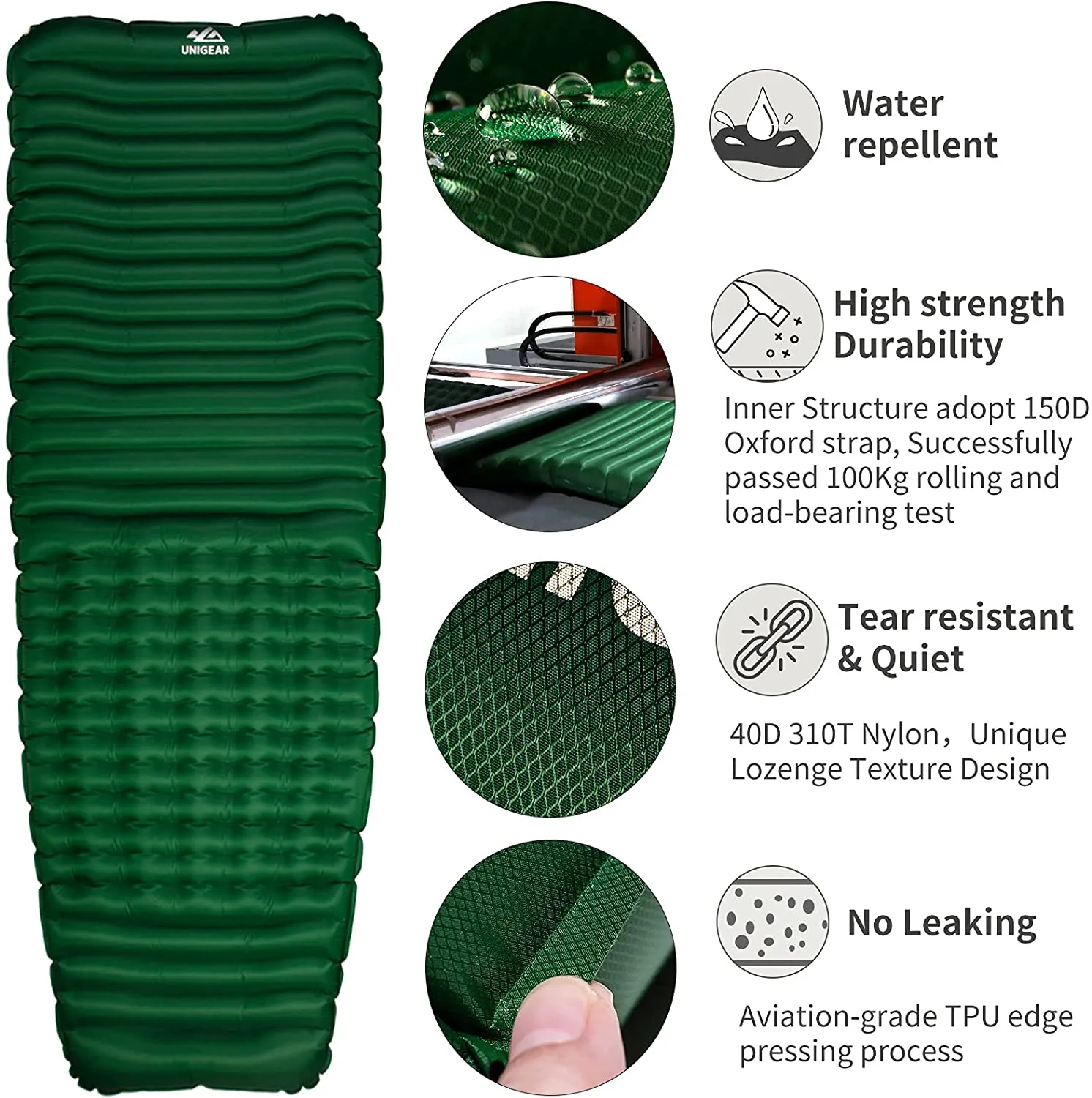 DriftForge™ Insulated AirCore Sleeping Pad – Regular & Large