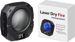 Dry Fire Training System,Portable Fast Charge Electronic Target Compatible with Most of Training Cartridges 9mm for Practive (Upgraded)