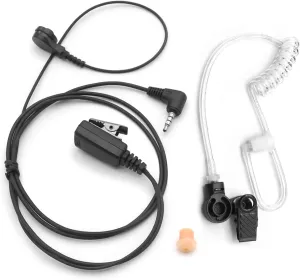 Earpiece Headset for Yaesu Vertex Standard Radio FT-2DR FT-3DR FT-60R FT-70DR FTA-230 FTA-250L VX-3R VX-6R VX-261 VX-451 Walkie Talkie 3.5mm 1-pin (4 Pole) FBI Style Covert Air Tube PTT Mic