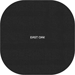EAST OAK 36'' Fire Pit Mat for Low Smoke Outdoor Firepit Wood Burning Campfire, Portable fire Pit, Charcoal Grills, Wood Pellet Smokers, for Patio, Backyard, Deck, Garden and Poolside Use, Black