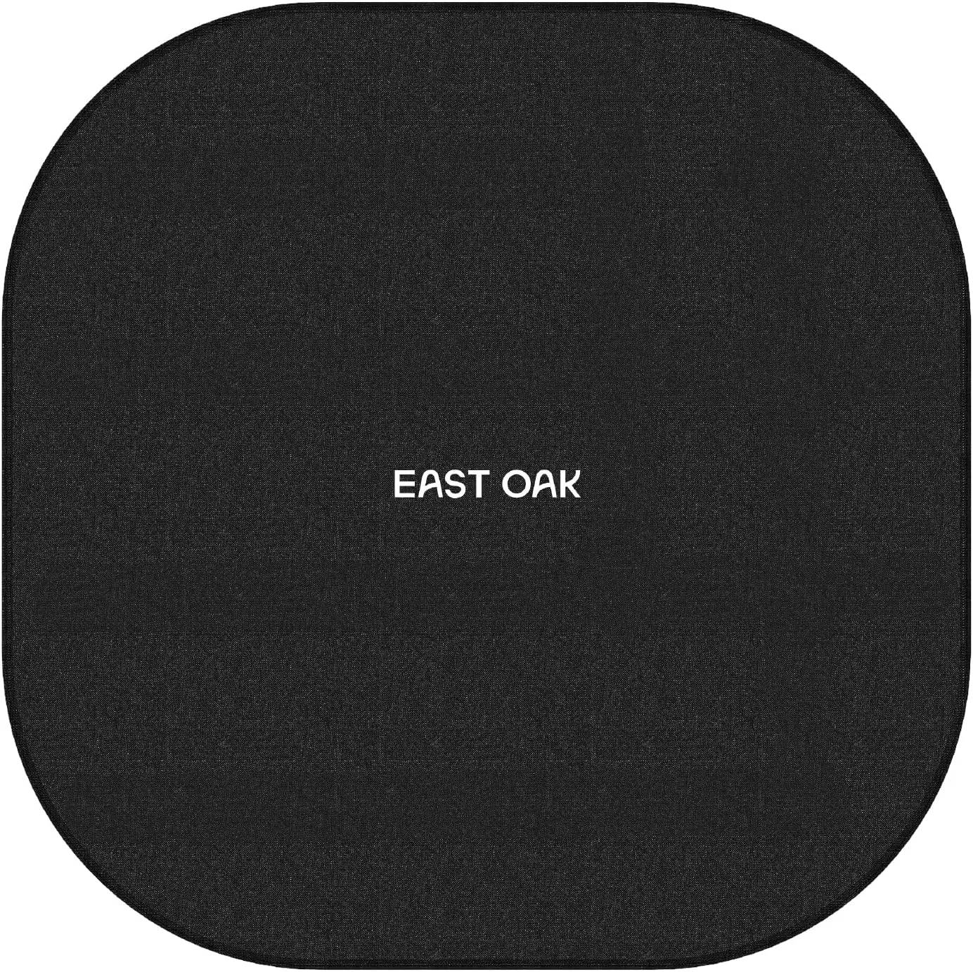 EAST OAK 36'' Fire Pit Mat for Low Smoke Outdoor Firepit Wood Burning Campfire, Portable fire Pit, Charcoal Grills, Wood Pellet Smokers, for Patio, Backyard, Deck, Garden and Poolside Use, Black