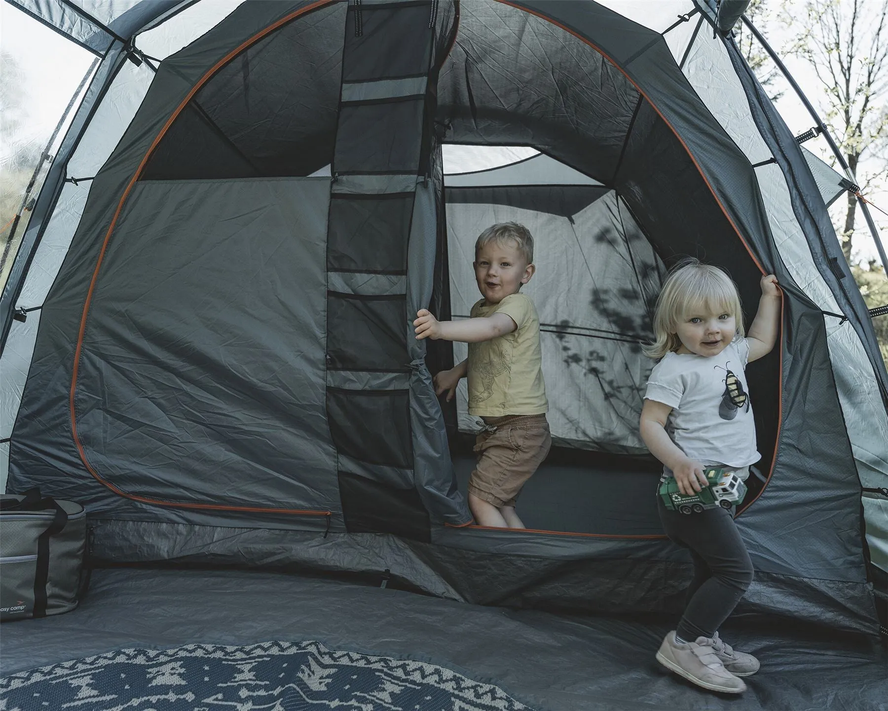 Easy Camp Hamra 5 Pole Tent Blue 5 Person