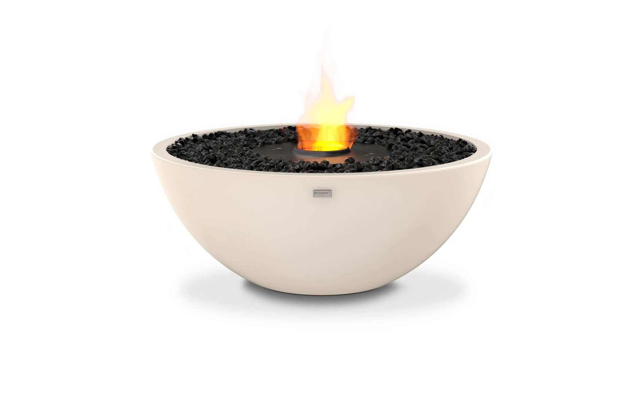 EcoSmart Fire Mix 850 Fire Pit Bowl with Bioethanol Sustainable Fuel