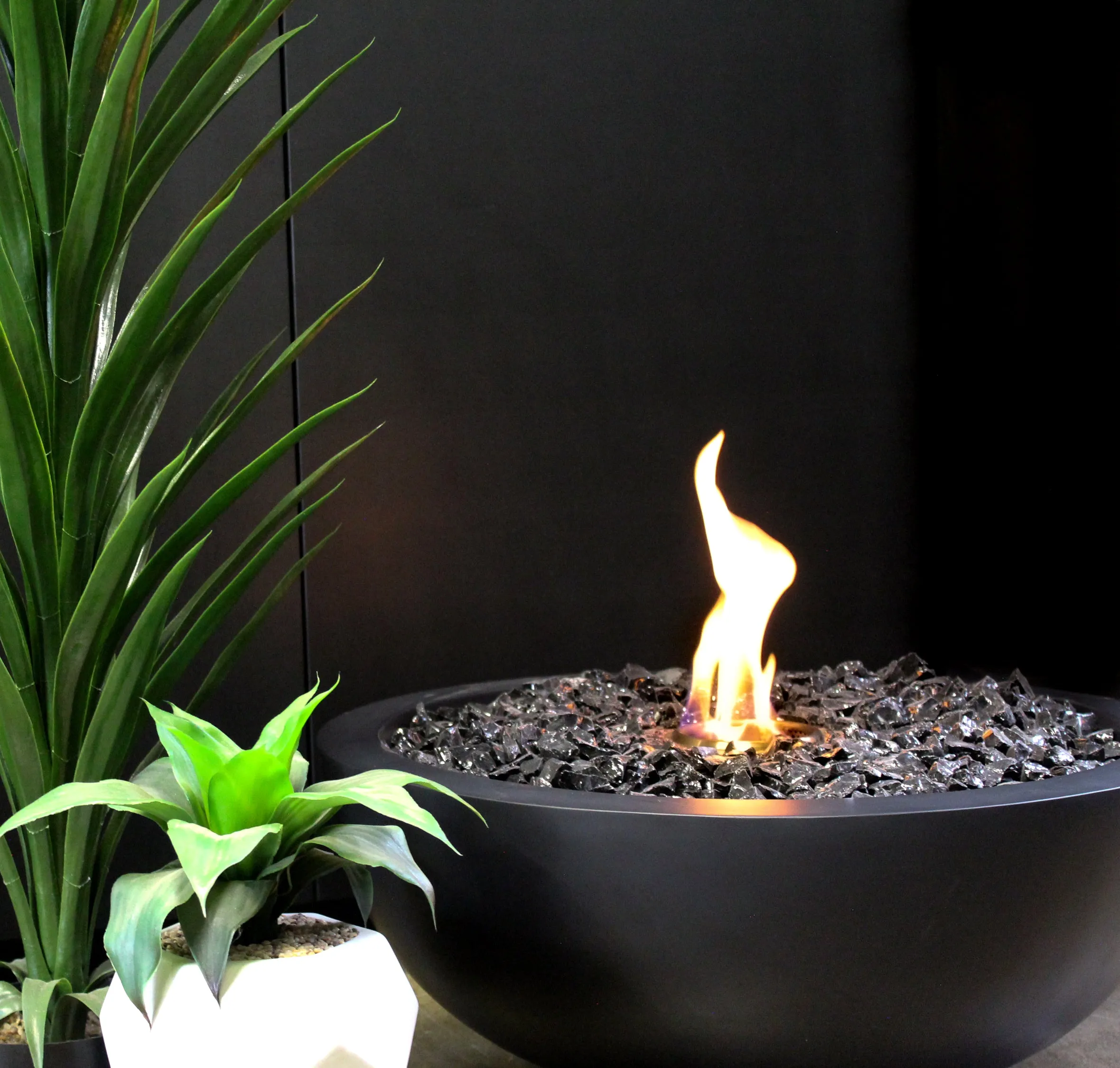 EcoSmart Fire Mix 850 Fire Pit Bowl with Bioethanol Sustainable Fuel