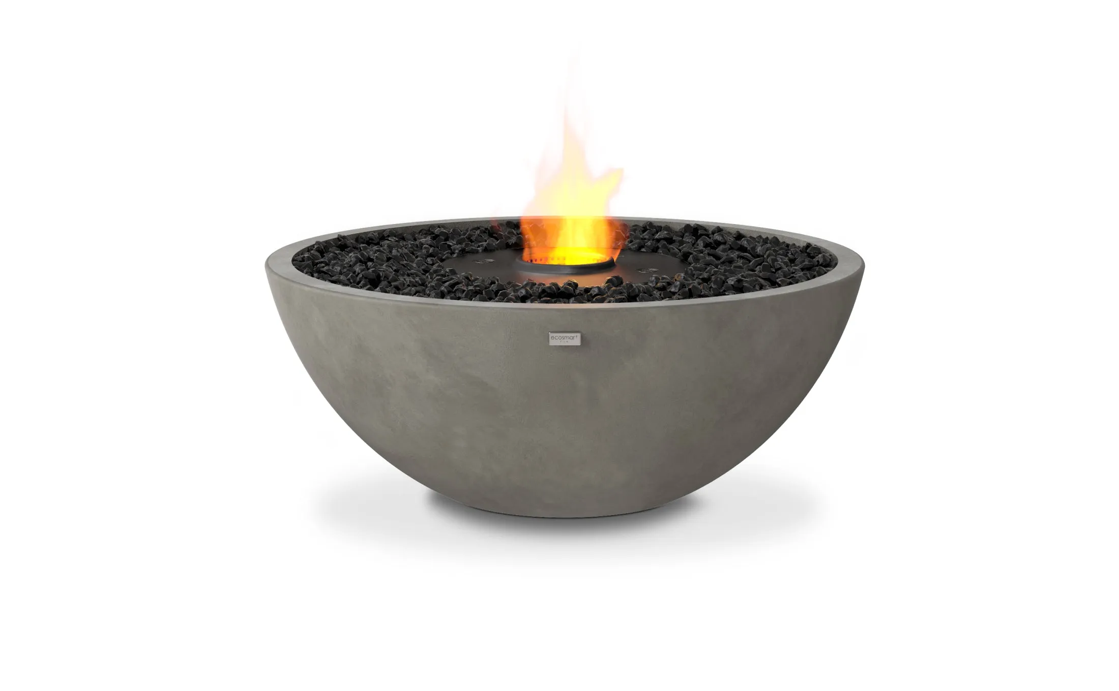 EcoSmart Fire Mix 850 Fire Pit Bowl with Bioethanol Sustainable Fuel