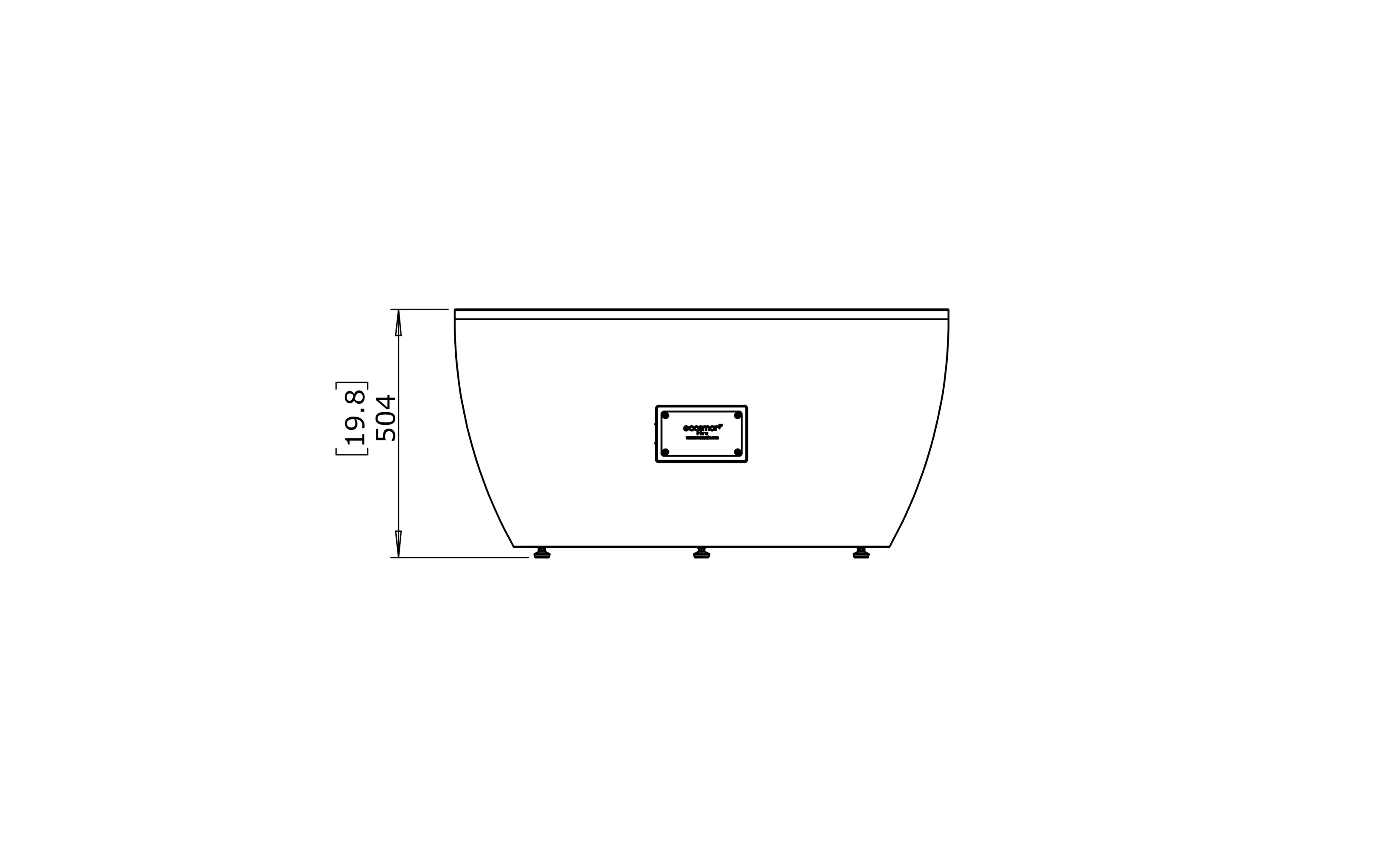 EcoSmart Fire Pod 40 Fire Pit Bowl with Bioethanol Sustainable Fuel