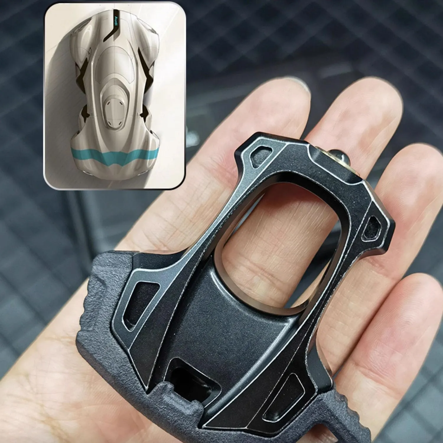EDC Pocket Tools Multifunctional Camping Tool With Nylon Palm Rest (PC)