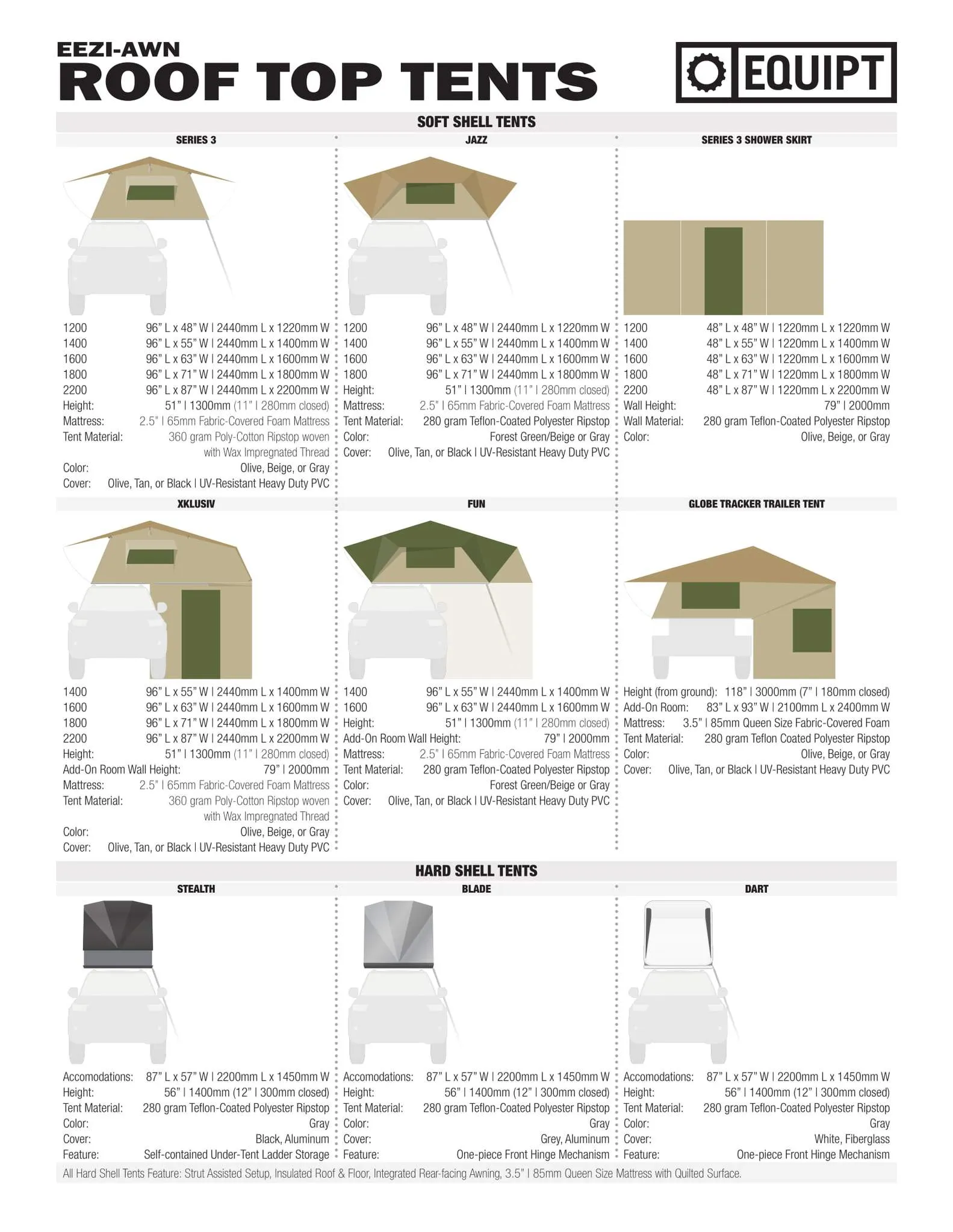 Eezi-Awn - Jazz Roof Top Tent