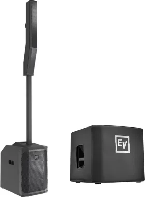 Electro-Voice Evolve 50M Portable 1000W Subwoofer and Column Speaker Kit with Bluetooth (Black)