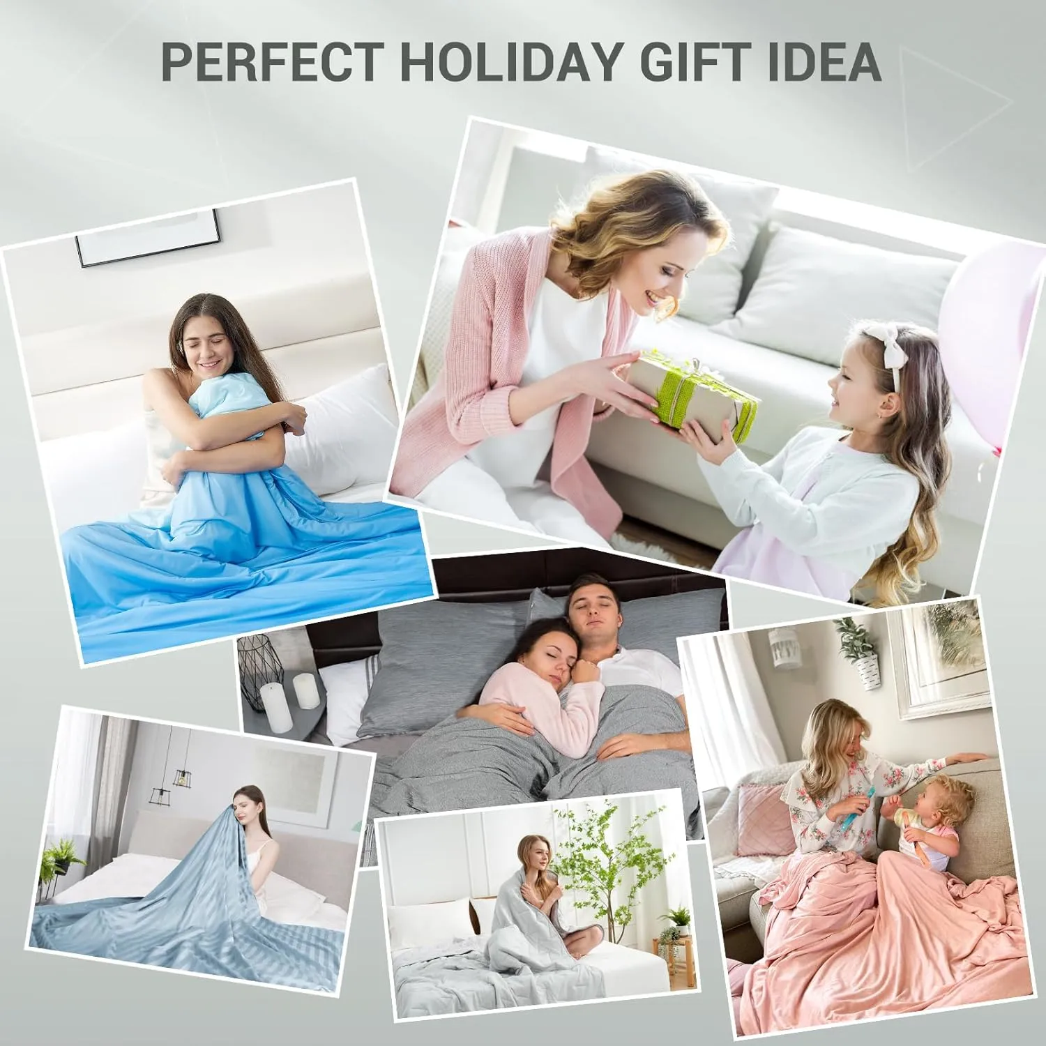 Elegear Revolutionary Cooling Comforter Queen Absorb Body Heat to Keep Cool, Cooling Blanket for Hot Sleepers Japanese Arc-Chill 3.0 Cool Tech Fabric Summer Comforter Hypo-Allergenic Cool Quilt - Gray