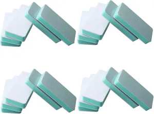 Emery Boards Nail Care kit with Nail File Buffer, 20Pcs 2 Ways Nail Art File Buffer Polishing Block Smooth Shine Manicure Tips Tools