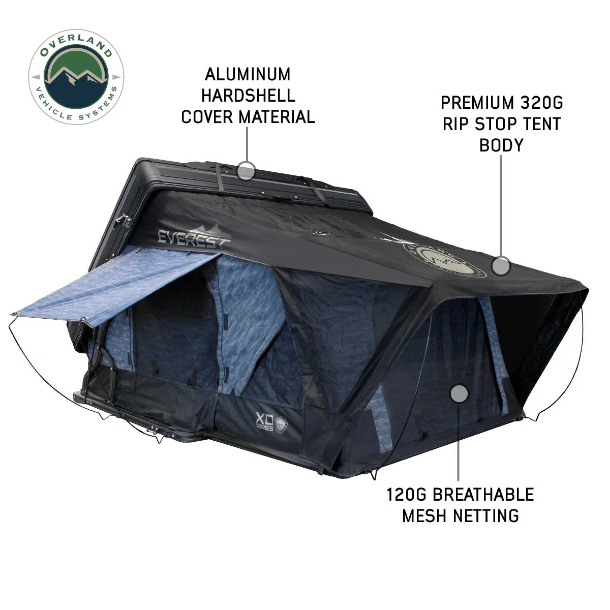 End-to-end encryption Black XD Roof - Rainfly Cantilever Person, Tent, Grey 2 Affordable delivery 2 Everest Aluminum & Top Body