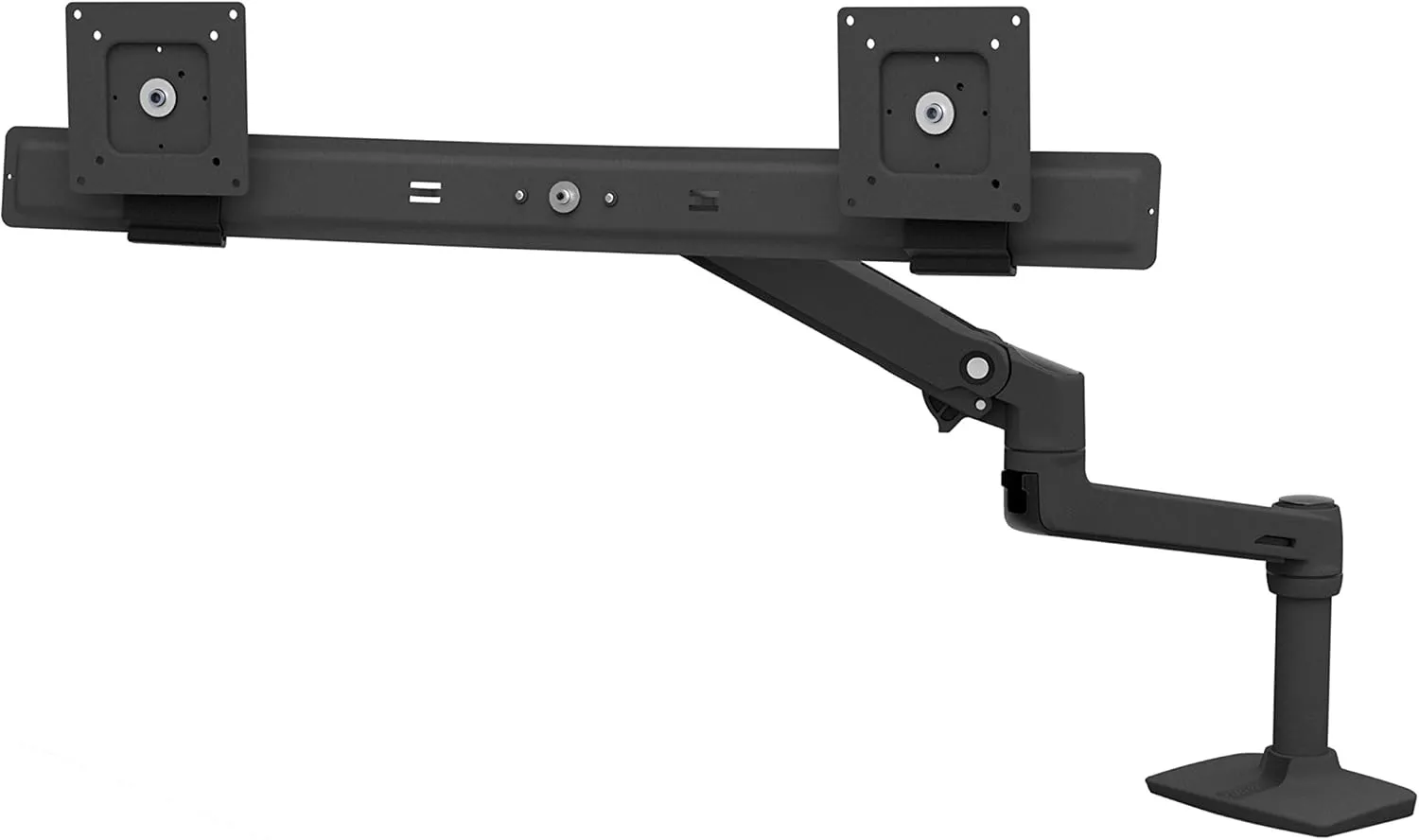 Ergotron – LX Dual Direct Monitor Arm, VESA Desk Mount – for 2 Monitors Up to 25 Inches, 2 to 11 lbs Each – Matte Black