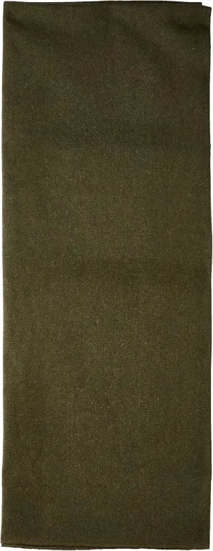 EverOne Olive Drab 80% Wool Fire Retardant Blanket - 66" X 90"