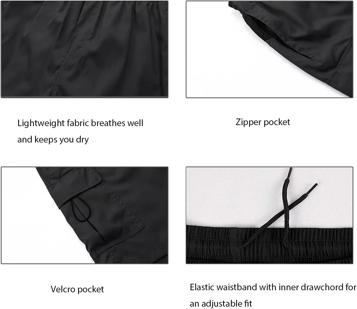 EZRUN Men's 3D Padded Mountain Bike Shorts Lightweight MTB Cycling Shorts