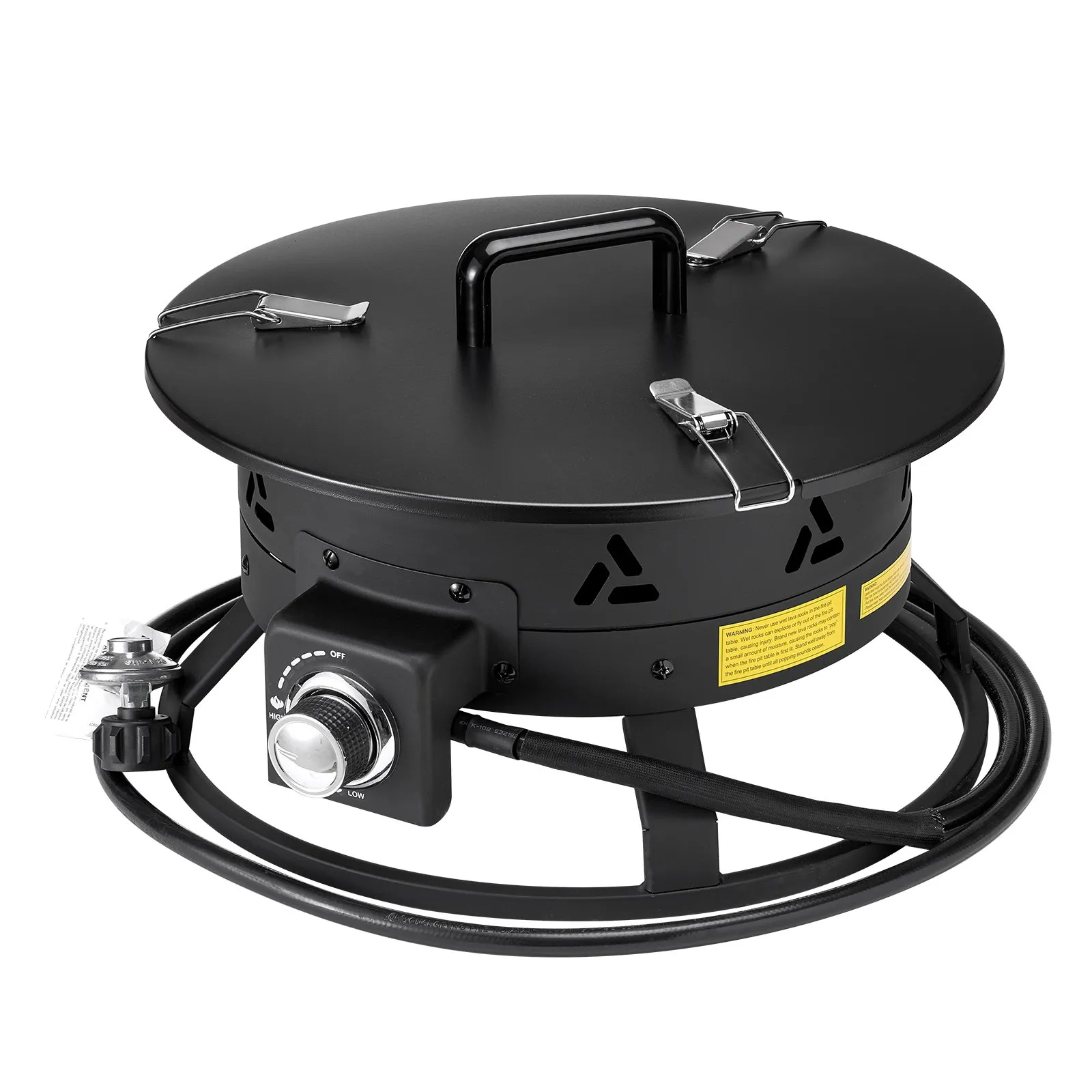 (FINAL PRICES ARE LOWER ON OUR SITE!) VEVOR Propane Fire Pit 19 Outdoor Portable Gas Fire Pit for Heating 58000 BTU