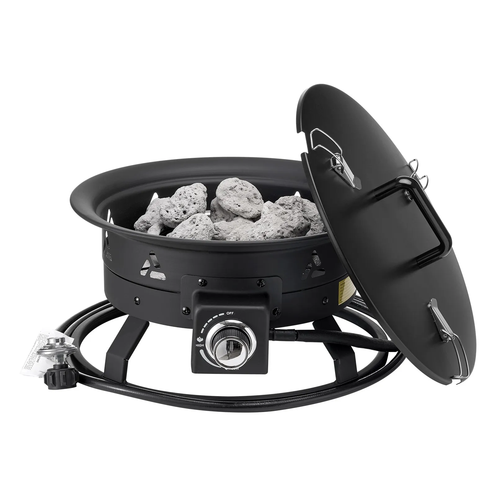 (FINAL PRICES ARE LOWER ON OUR SITE!) VEVOR Propane Fire Pit 19 Outdoor Portable Gas Fire Pit for Heating 58000 BTU