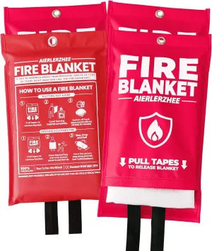 Fire Blanket for Home and Kitchen,4 Pack,40" x 40"