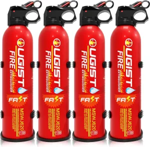 Fire Extinguisher for Home 620ml 4 Count,Can Prevent Re-lgnition,Best Suitable for Vehicle The House Car Truck Boat Kitchen Water-Based Fire Extinquishers