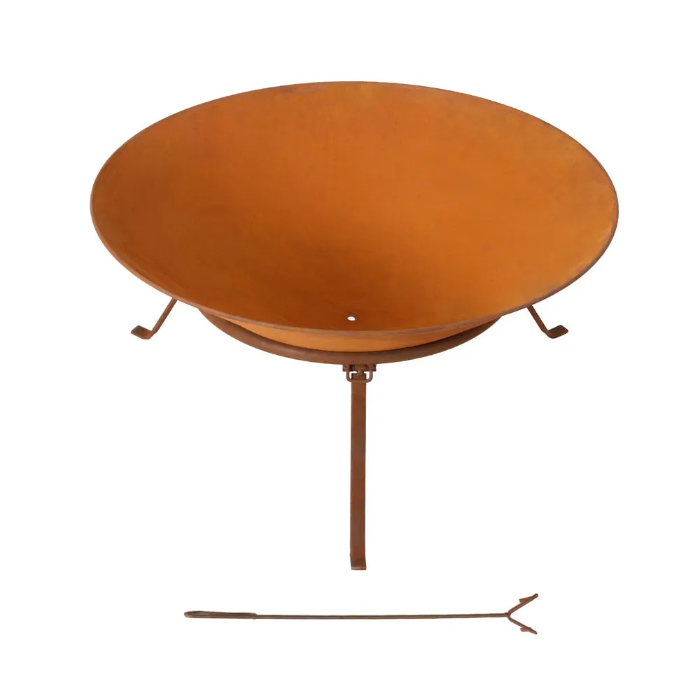 Fire Pit (70cm) - Oxidized Iron