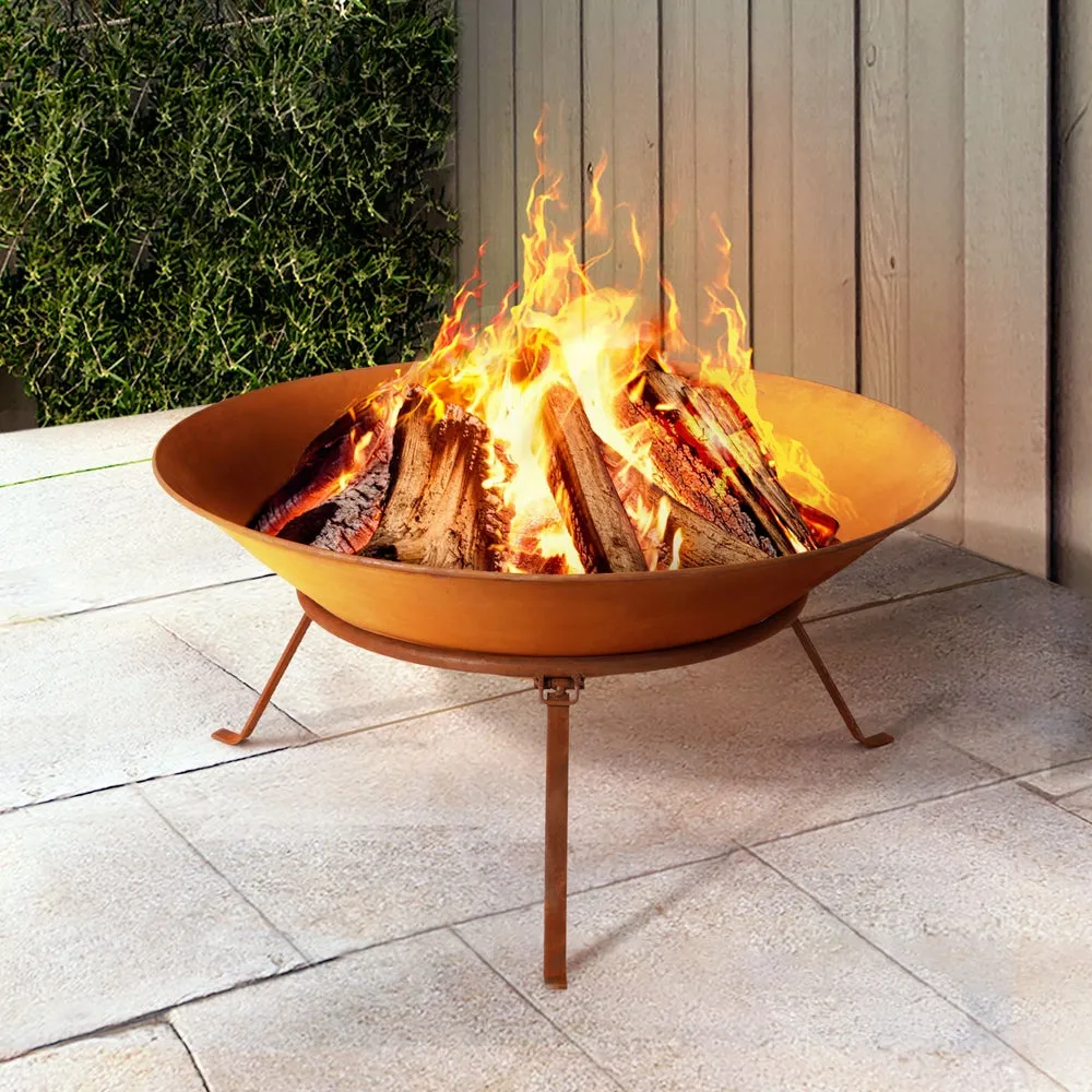 Fire Pit (70cm) - Oxidized Iron