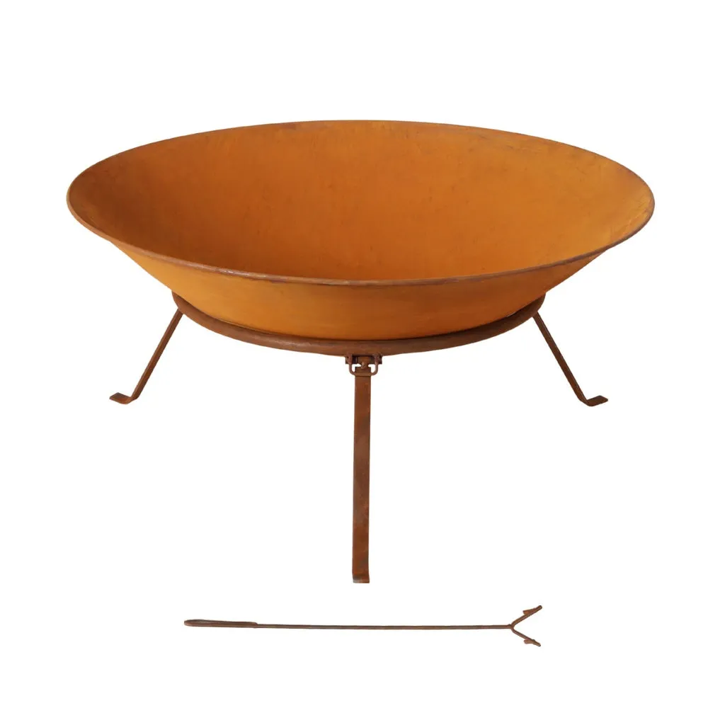 Fire Pit (70cm) - Oxidized Iron