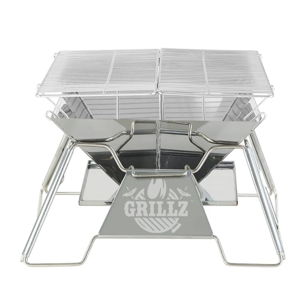 Fire Pit Bbq Grill With Carry Bag Portable