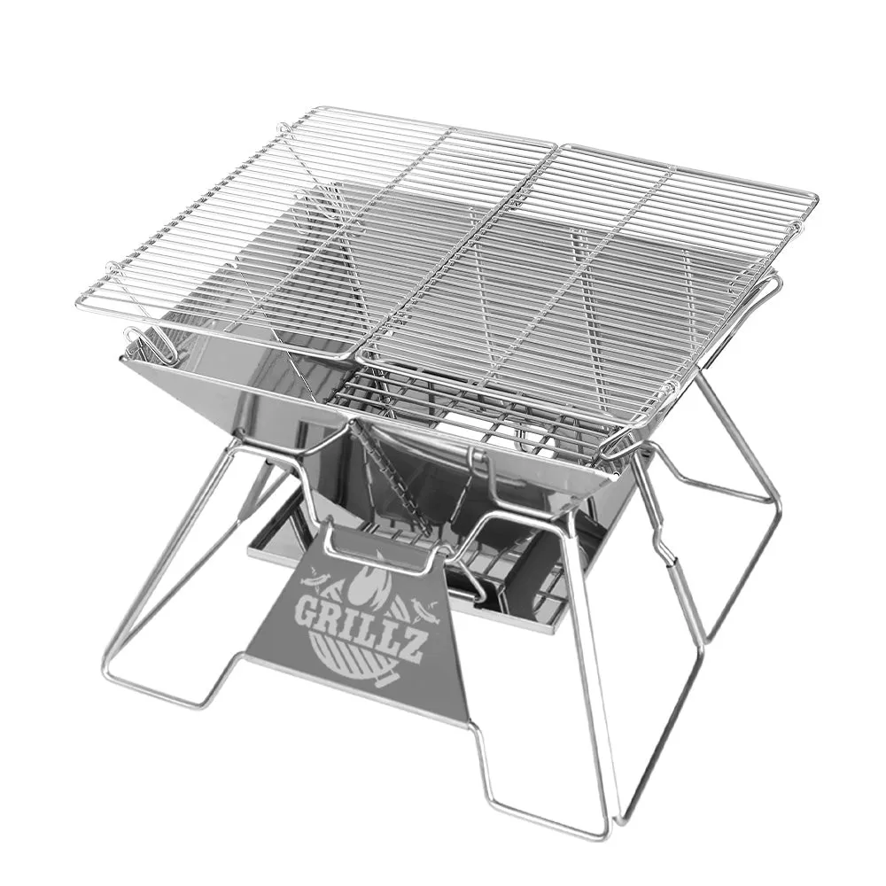 Fire Pit Bbq Grill With Carry Bag Portable