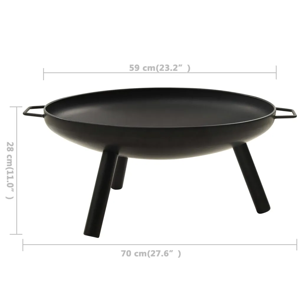 Fire Pit Fireplace for Camping Picnic Firebowl Outdoor Patio Steel