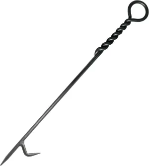 Fire Poker. 40 Inch, Strong & Sturdy and Durable One Piece Fire Pit Poker. Sturdy Extra Long Fireplace Poker with Strength. Perfect Fire Poker for Camping, Backyard Fire Pit and Fireplace.