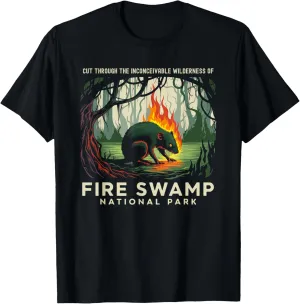 Fire Swamp National Park Camping Hiking Mountain T-Shirt