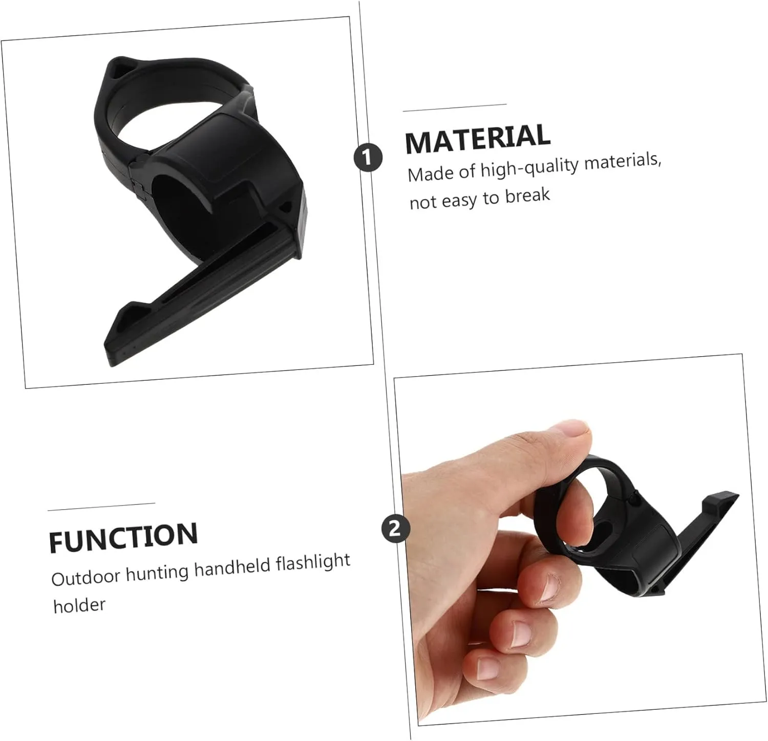 Flashlight Ring Outdoor Tools Handheld Flashlights Tools Gear Stand Film Prop Nylon Flashlight Holder Auxiliary Lighting Tool Adapter Compatible