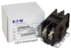 Furnas 45EG20AG - Replaced by Eaton/Cutler Hammer C25BNB230B Contactor, 2-Pole, 30 Amp, 240 VAC Coil Voltage, C25BNB230B_EATON