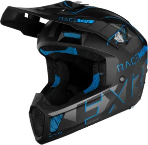 FXR Clutch Evo Helmet Lightweight Vented Quick Release Optional Winter Kit Blue FMVSS 218 - X-Small
