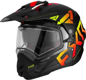 FXR Torque X Team Snowmobile Helmet Electric Shield Sun Shade QRS Ignition - Medium - FMVSS 218